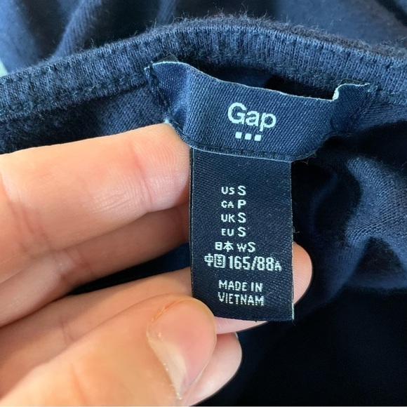 GAP Navy And Gray Color Block Sleeveless T-Shirt Dress - Picture 5 of 7